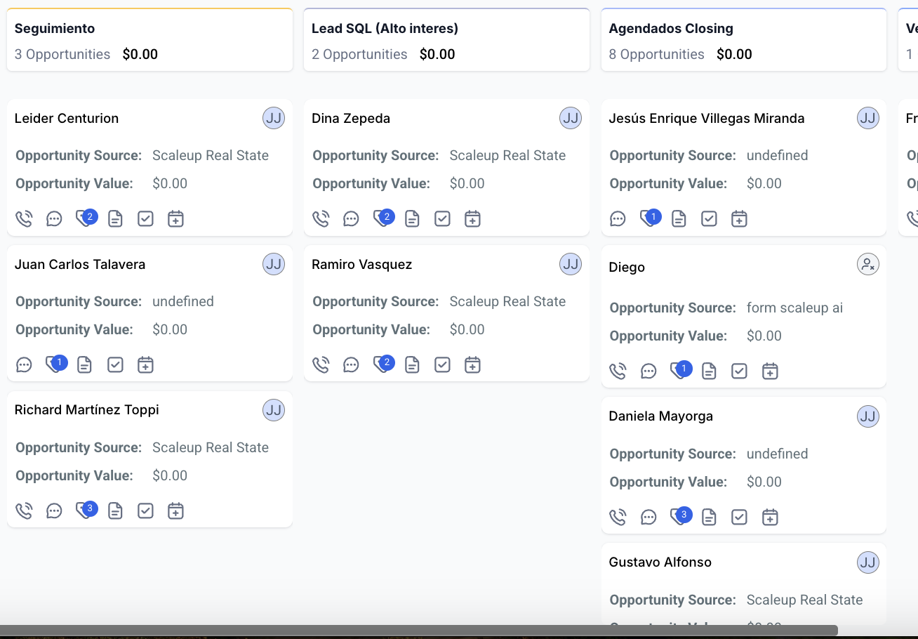 CRM Dashboard with Sales Pipeline
